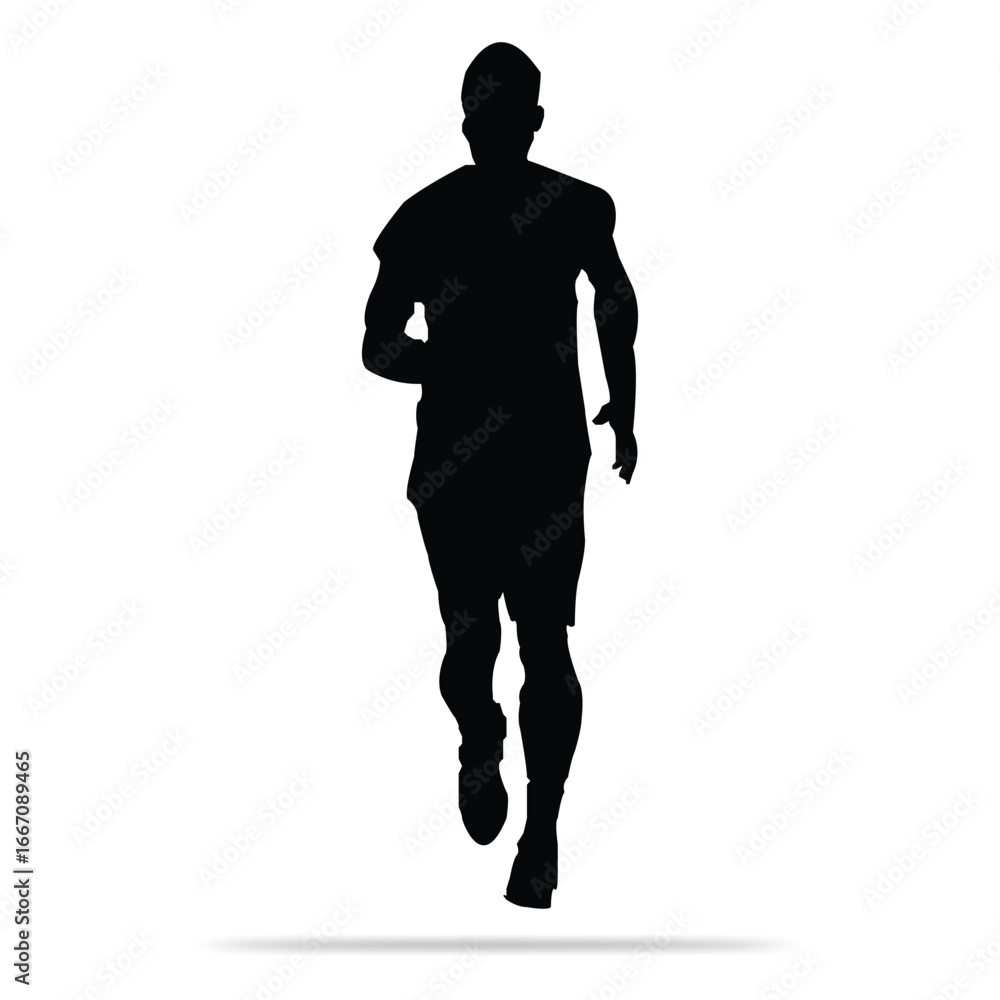 Obraz premium Vector Man walking Icon black 025.eps