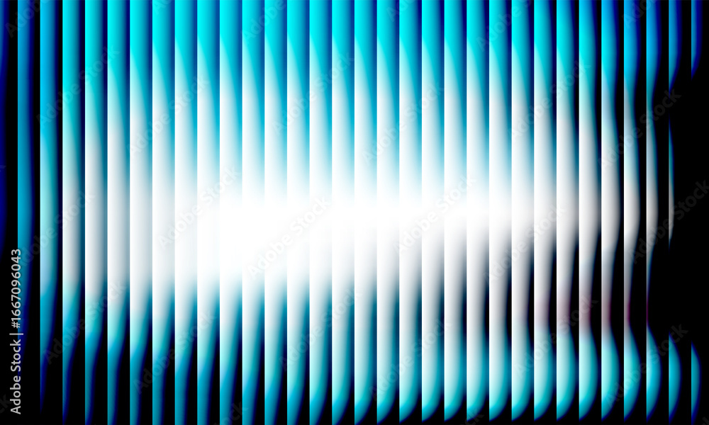 Fototapeta premium Abstract blue and white vertical light streaks background