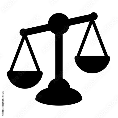 Symbolic depiction of the scales of justice and fairness for legal themes