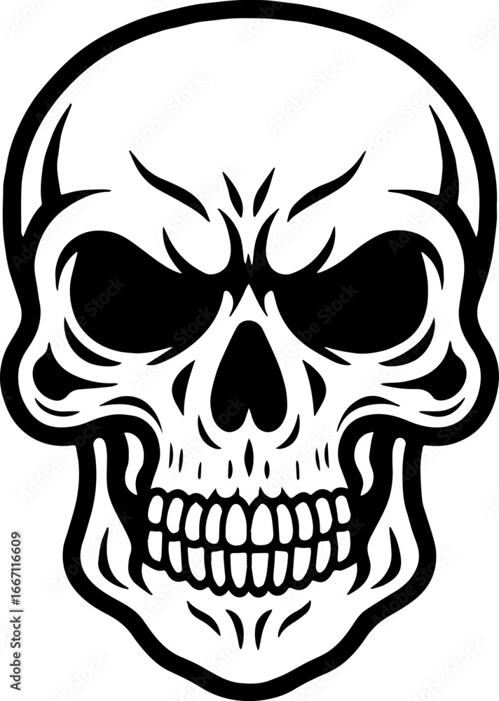 Fototapeta premium Skull.Vector EPS Design