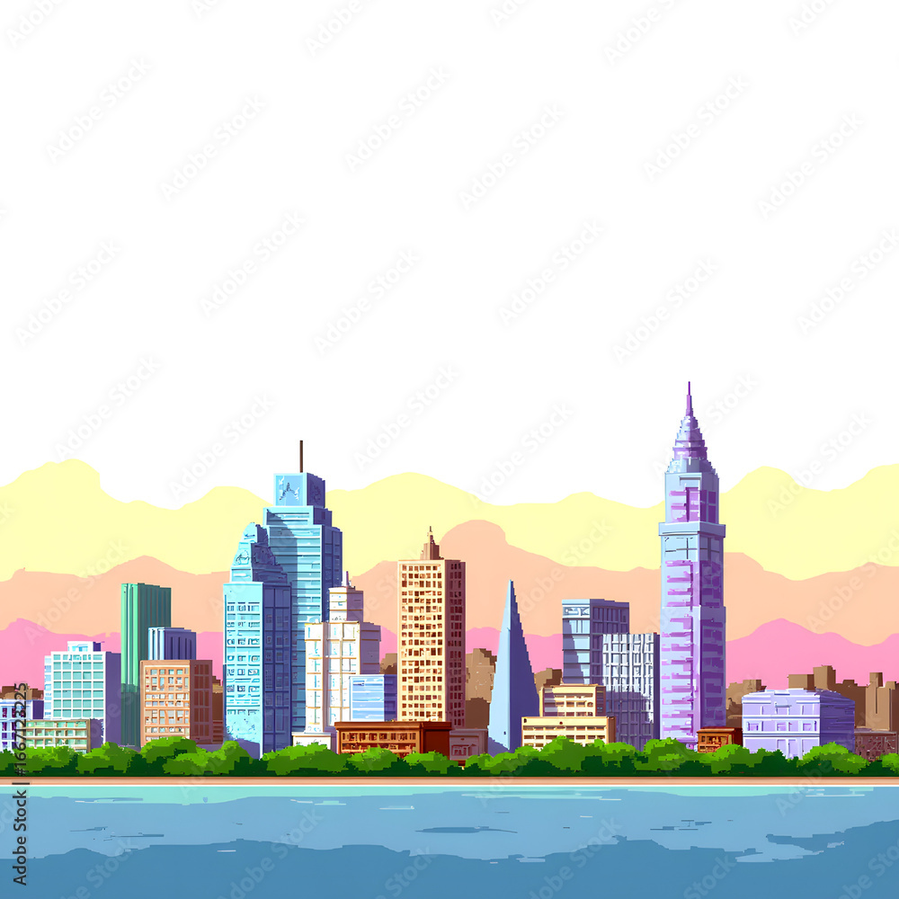 Fototapeta premium city in the city
