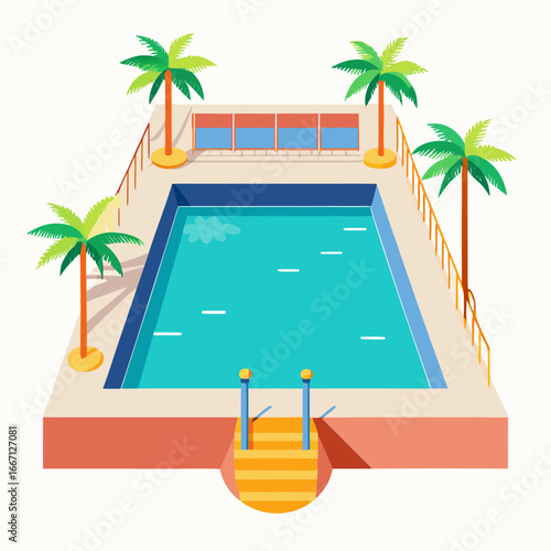 tropical beach resort