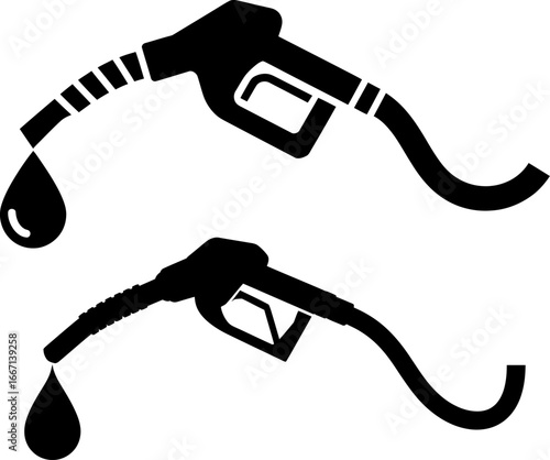  Fuel Pump Nozzle with Dripping Fuel