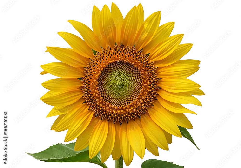 Fototapeta premium A vibrant sunflower, radiant in its bright yellow petals, is featured against a dark backdrop, showcasing the intricate details of its center.