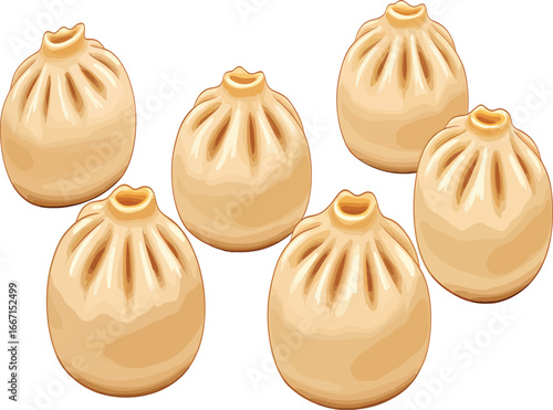 vector, illustration, dim sum food, china food, 
