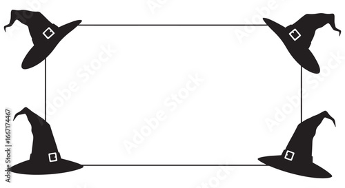 halloween border frame vector