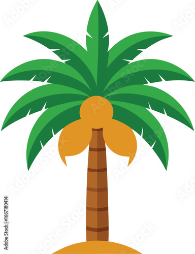 coconut palm tree