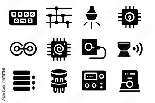 Quantum circuit control vector fiber keyboard superconducting icon connector photon keys gate