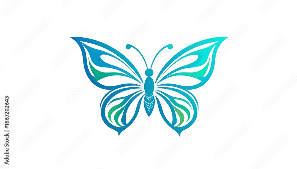 Obraz premium Elegant butterfly design