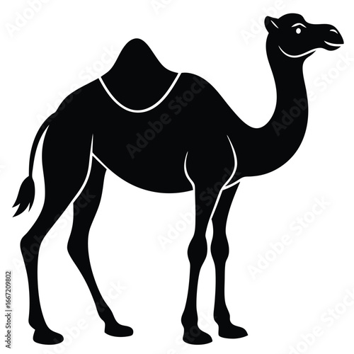 camel silhouette vector art design