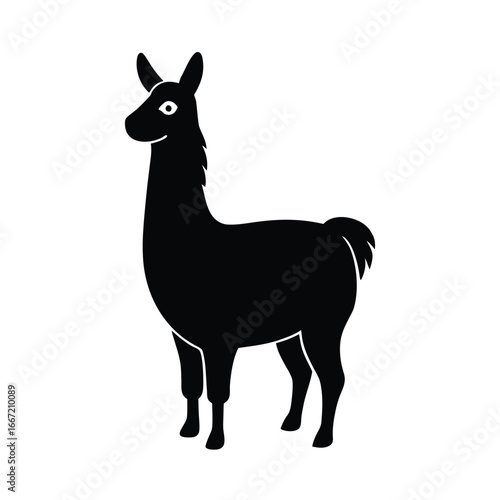 llama, camelid, animal, livestock, farm, wool, grazing, Andes, South-America, domesticated, pack-animal, silhouette