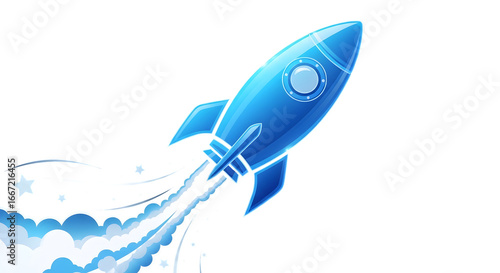 Glossy blue cloud icon — cloud computing, data storage, online backup and SaaS symbol