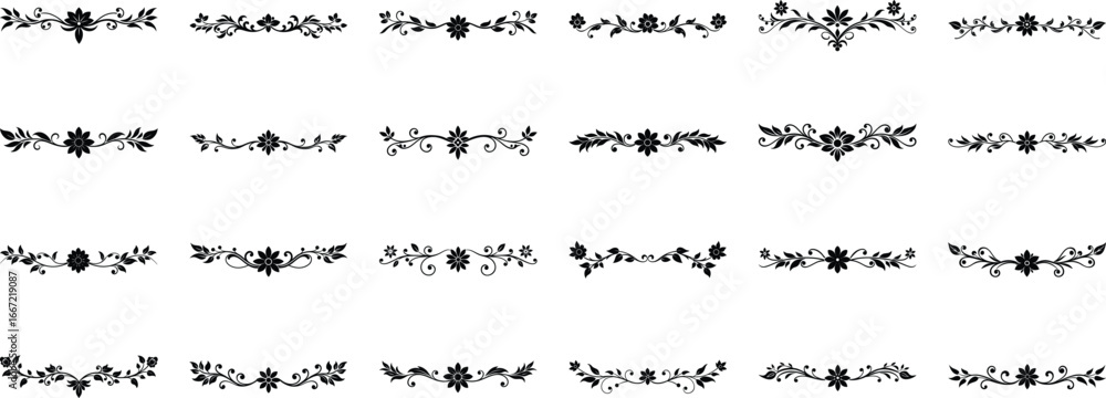 Obraz premium Vector art of an artistic arrangement of unique, abstract symbols presented as a fictional alphabet, isolated on a transparent background for graphic design
