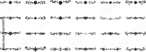 Vector art of a collection of abstract, stylized symbols resembling an ancient script or alphabet, isolated on a clean transparent background for versatile design use