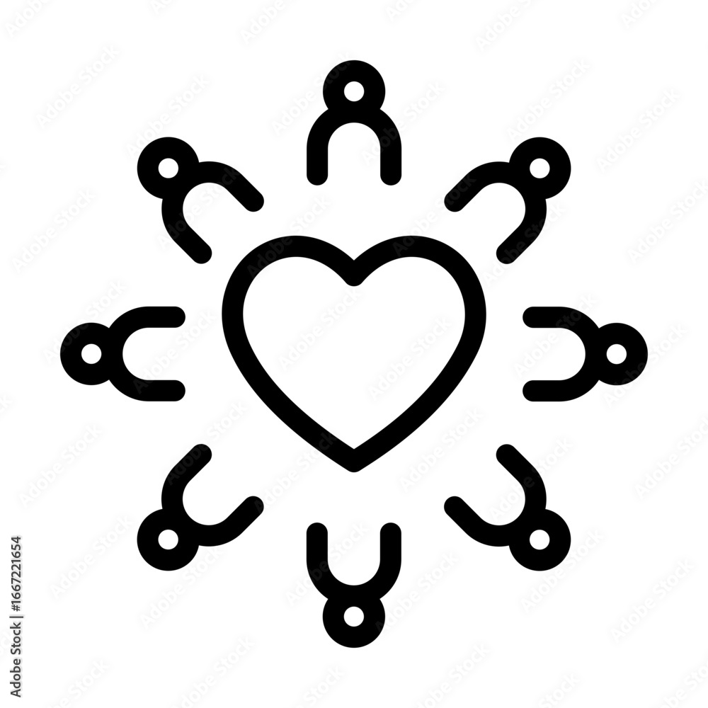 Unity of People concept illustration for people and community Unity of People concept illustration for people and community