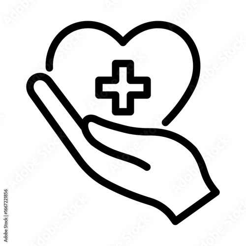 Medical Care concept illustration for people and community