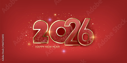 Photography Happy new year 2026 background