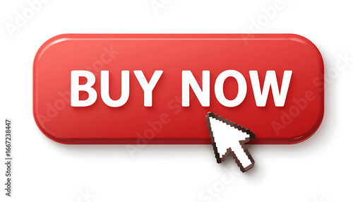 Red Buy Now Button Graphic.