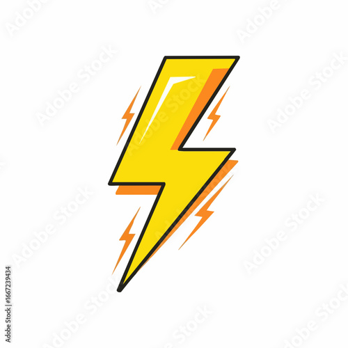 Lightning Bolt Vector Graphic