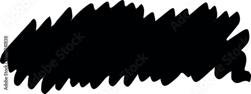 Brush stroke artistic design vector illustration