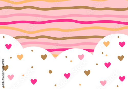 Abstract pink background vector illustration. Abstract pink background. Decoration banner themed Lol surprise doll girlish style. Invitation