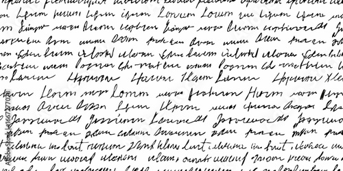 Black and White Handwritten Text Background with Faint Lines and Smudges abstract