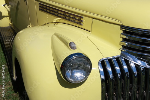 Yellow Classic Car