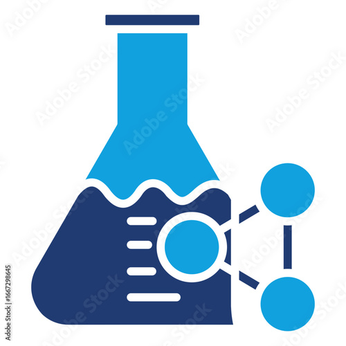 Image Synthesis Flat Blue Icon