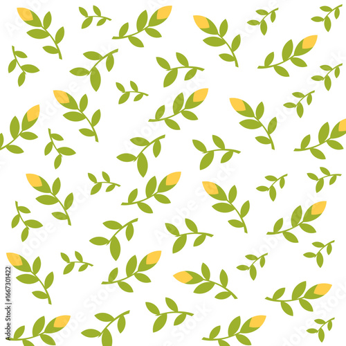 Seamless pattern with cartoon flowers hand drawing design for fabric print textile wrapper