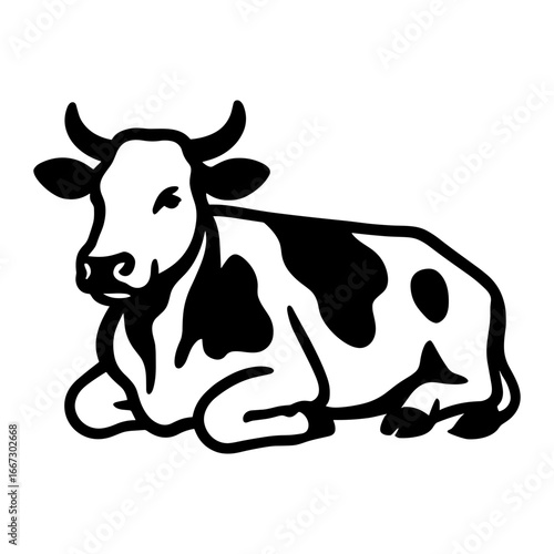 Cow Laying Down