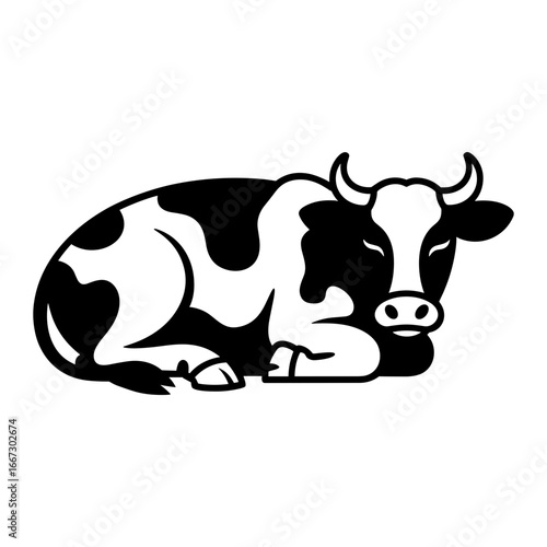 Cow Sleeping