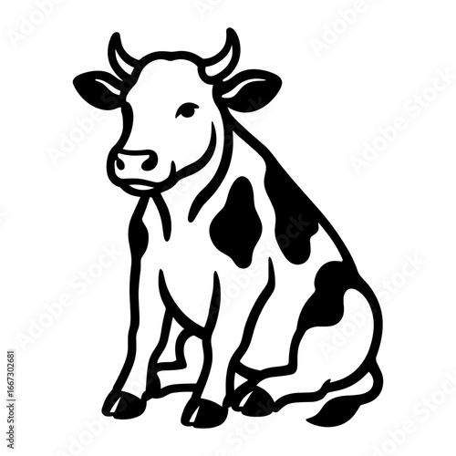Cow Sitting