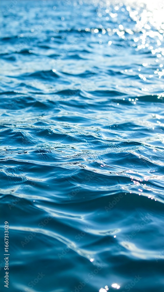 Naklejka premium Ocean water surface