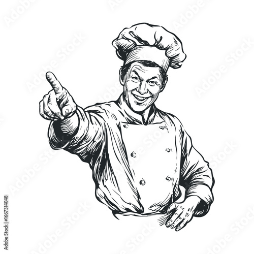 Joyful chef sharing cooking tips in a lively kitchen environment