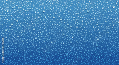 Captivating Blue Background with Water Droplets: A Refreshing and Clean Design