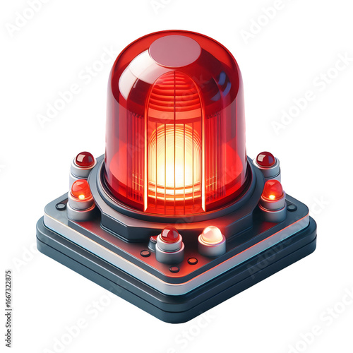 3D Siren Light 