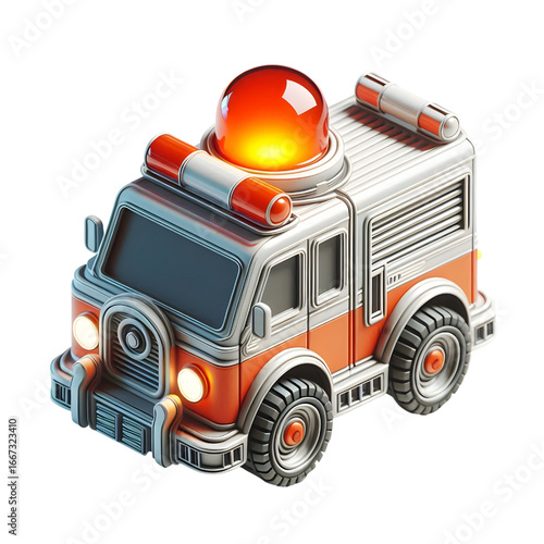 3D Siren Light 