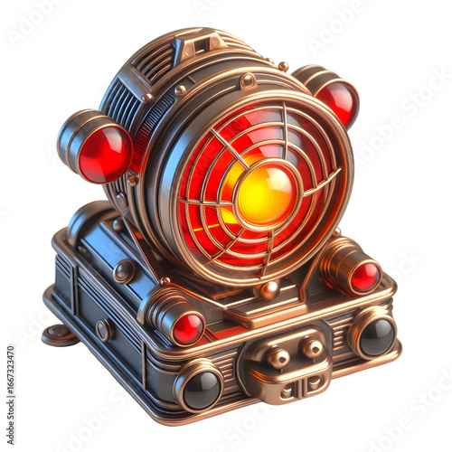 3D Siren Light 