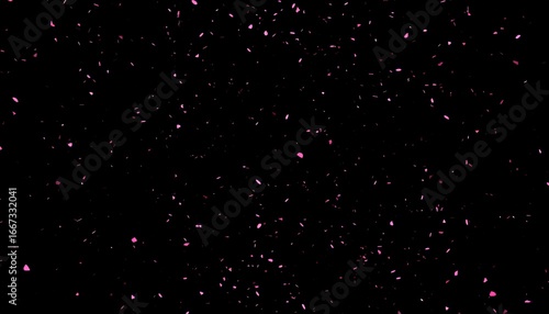 Pink sparkles on black background
