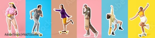 Collage of different people...