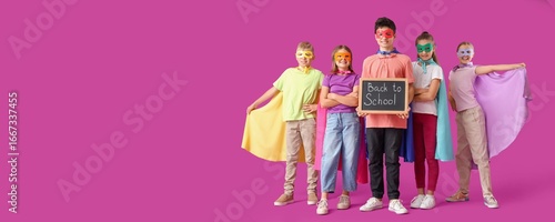 Little schoolchildren dress...