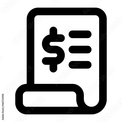bill icon for illustration