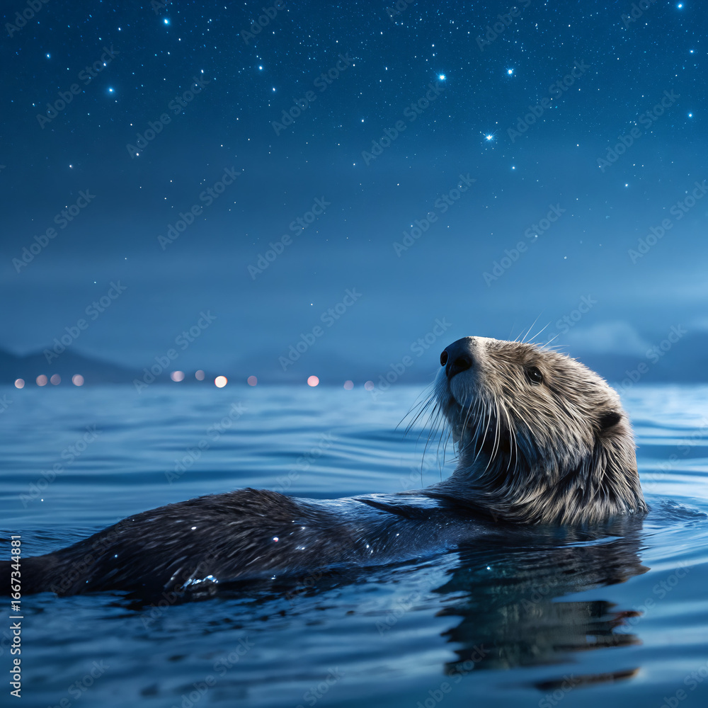 Fototapeta premium seal in water