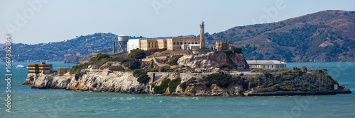 Alcatraz Island in San Francisco, California, United States.