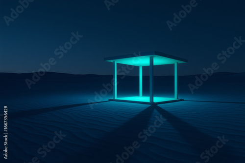 Pavilion in the Blue Desert