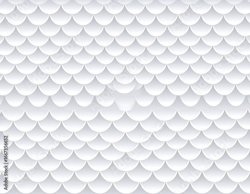 Abstract white fish scale pattern