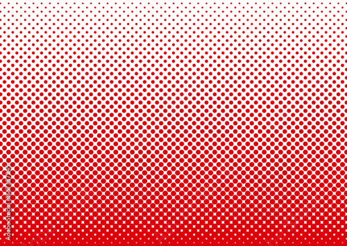 ハーフトーン　赤　シンプル　ベクター　背景