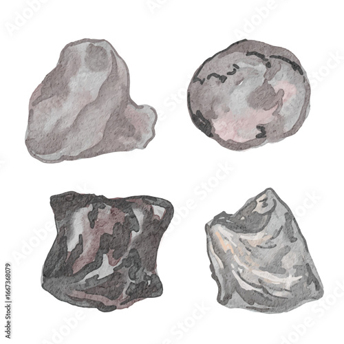 Basalt Rock Illustration
