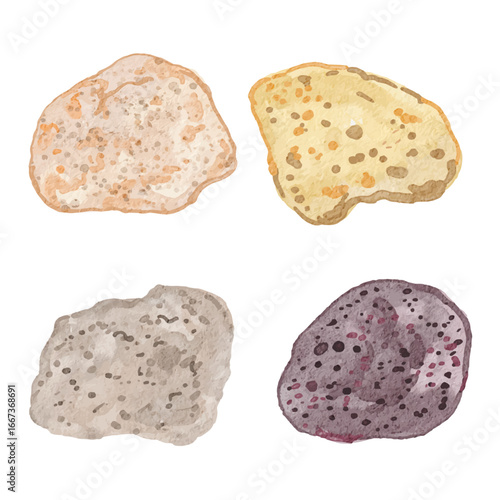 Pumice Rock Illustration