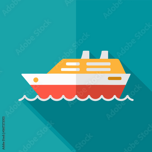 Minimalist Xebec Ship Icon
